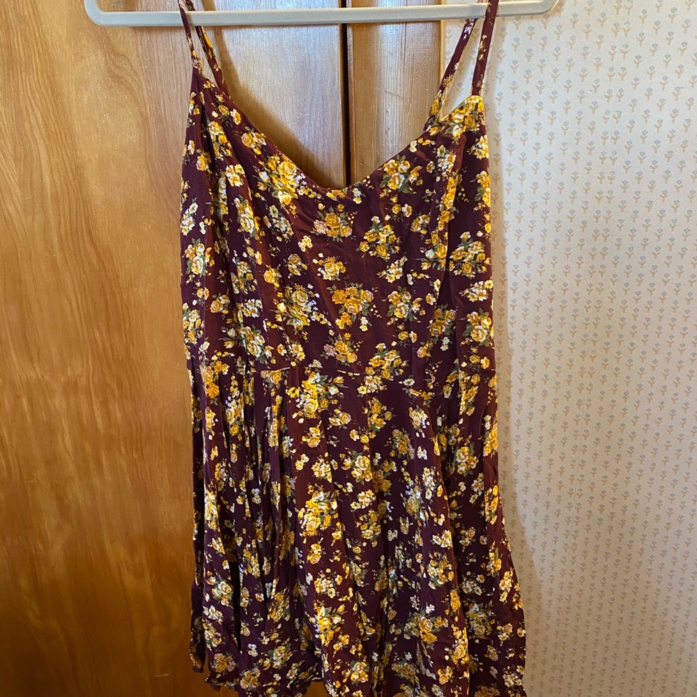 Floral mini dress